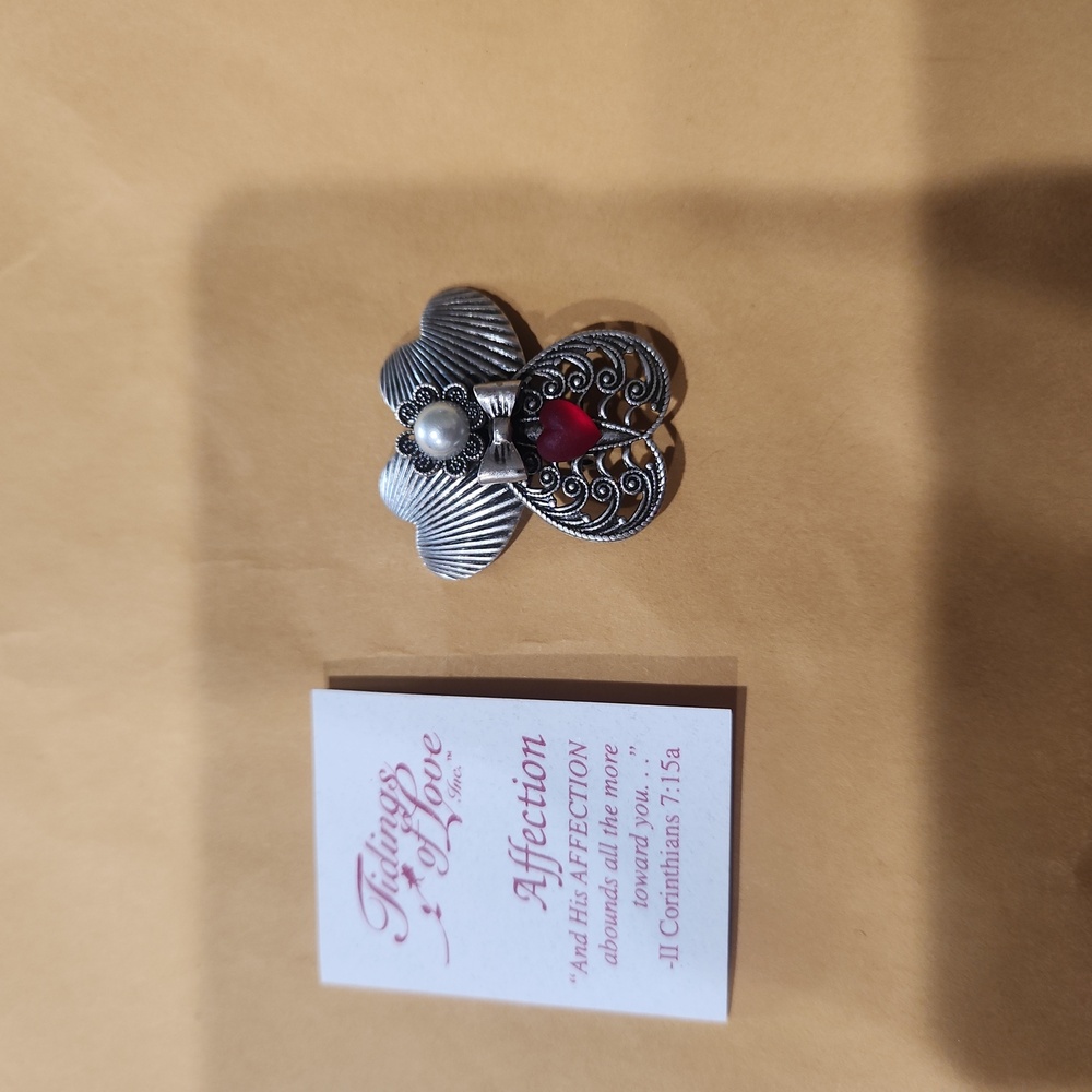 Tidings of Love Affection Pin